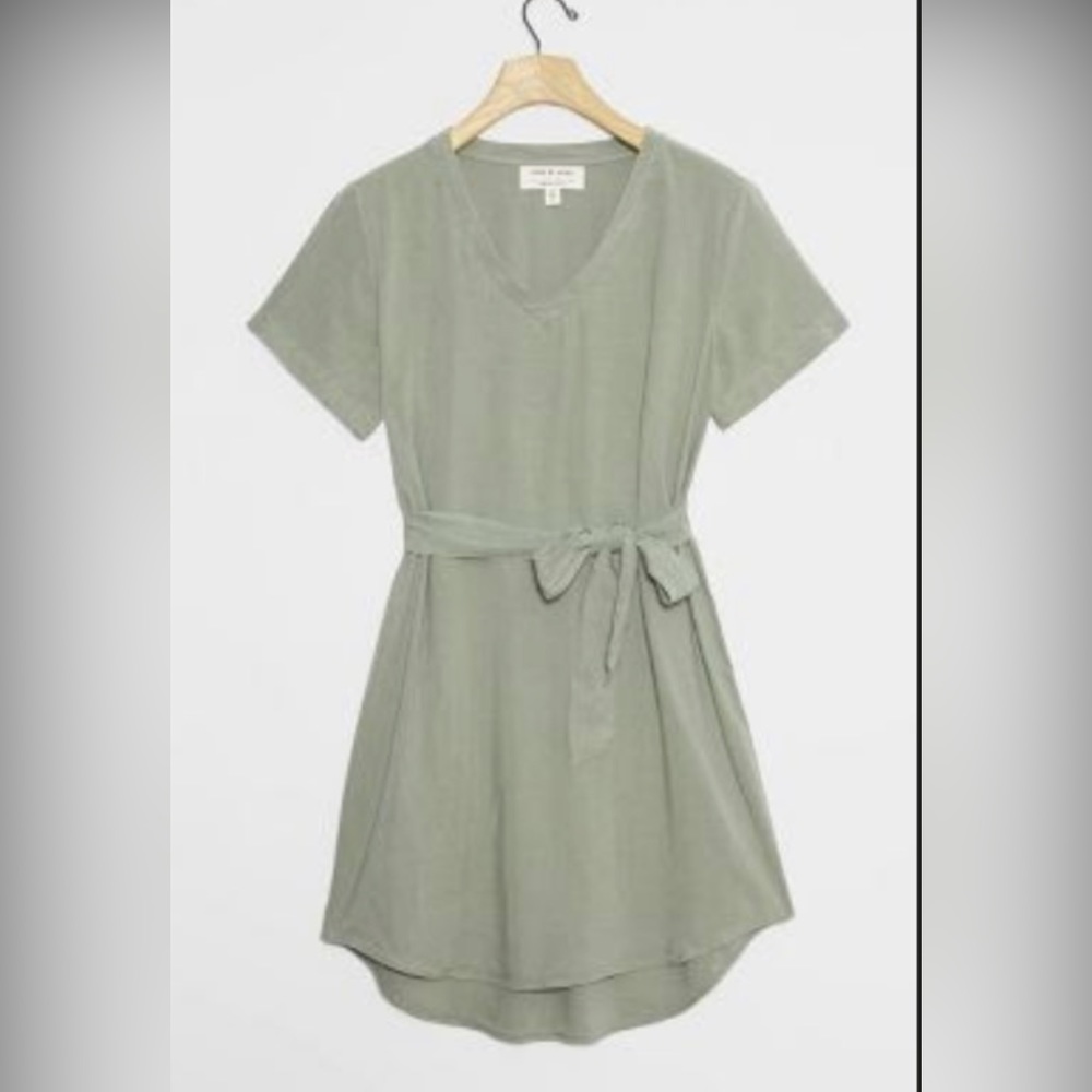 Cloth and Stone tie front dress